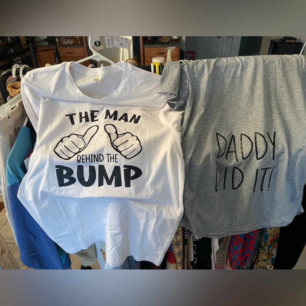 Mom and daddy tees